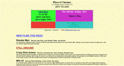 Desktop Screenshot of plaza6cinemas.com